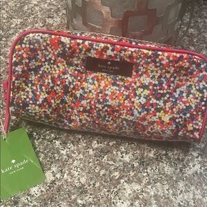 Kate Spade Colorful Confetti Cosmetic Pouch